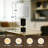 Calum 25" Modern Marble Table Lamp Pre-Assembled Linen Shade for Bedroom Living Room-1501050946