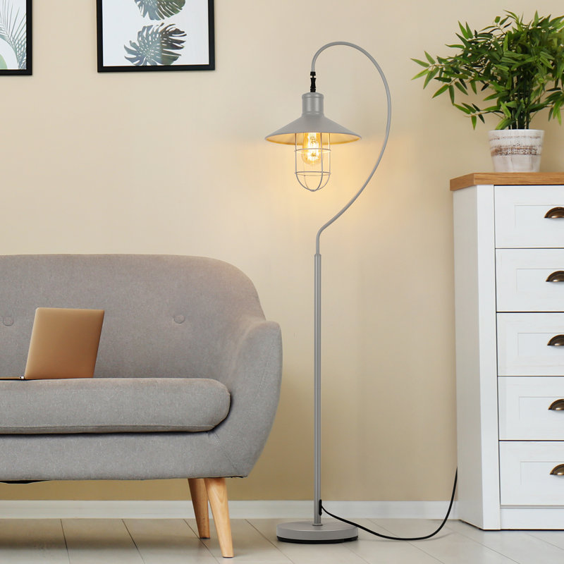 Lampe sur pied arquée 53 po