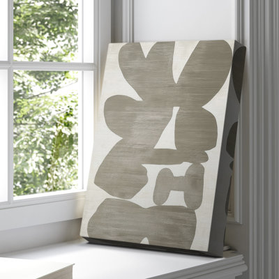 Toile tendue avec châssis abstrait CDXI