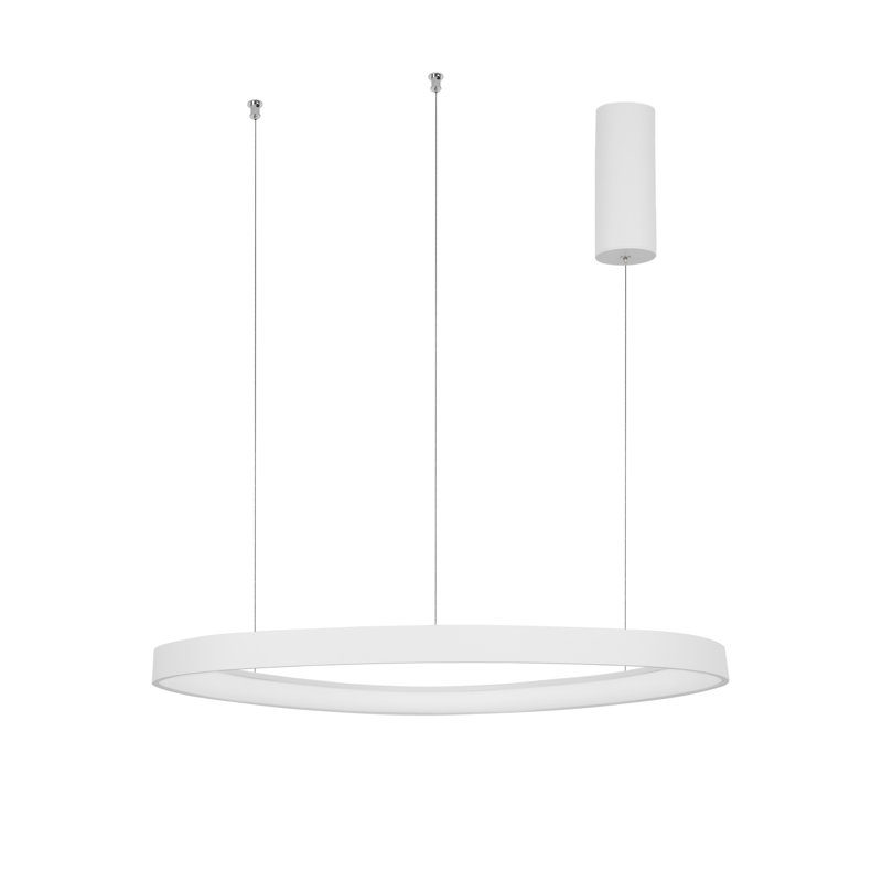 1 - Light LED Single Pendant, White