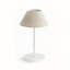 Lampe de table à abat-jour en lin à DEL rechargeable sans fil 10 po Lumos-841931008-841931011