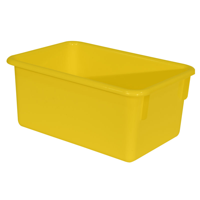 Bac en plastique, Jaune