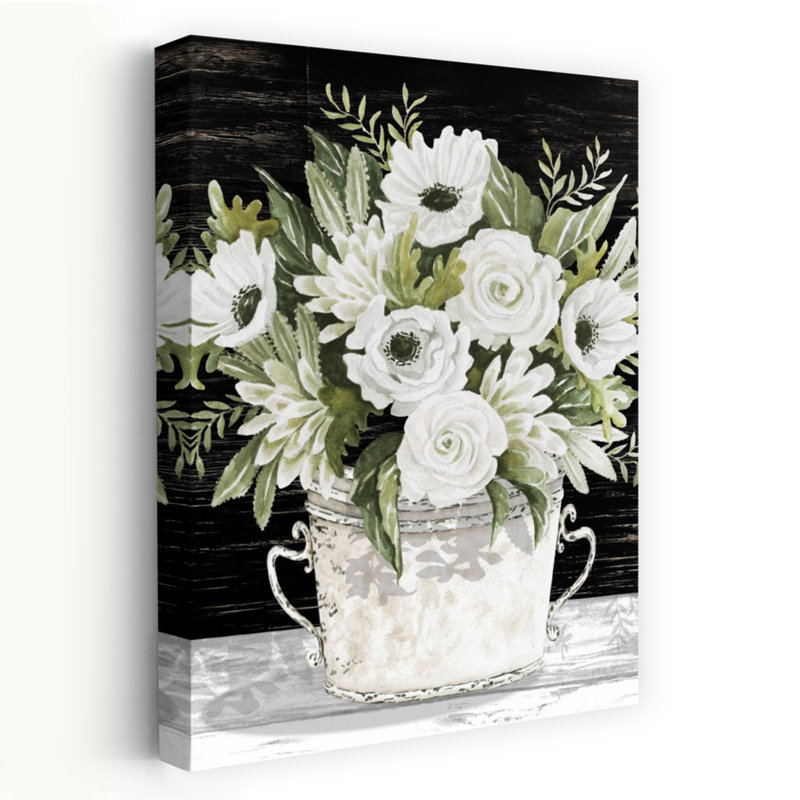 Art floral contemporain fabuleux, H 24 po x l 16 po