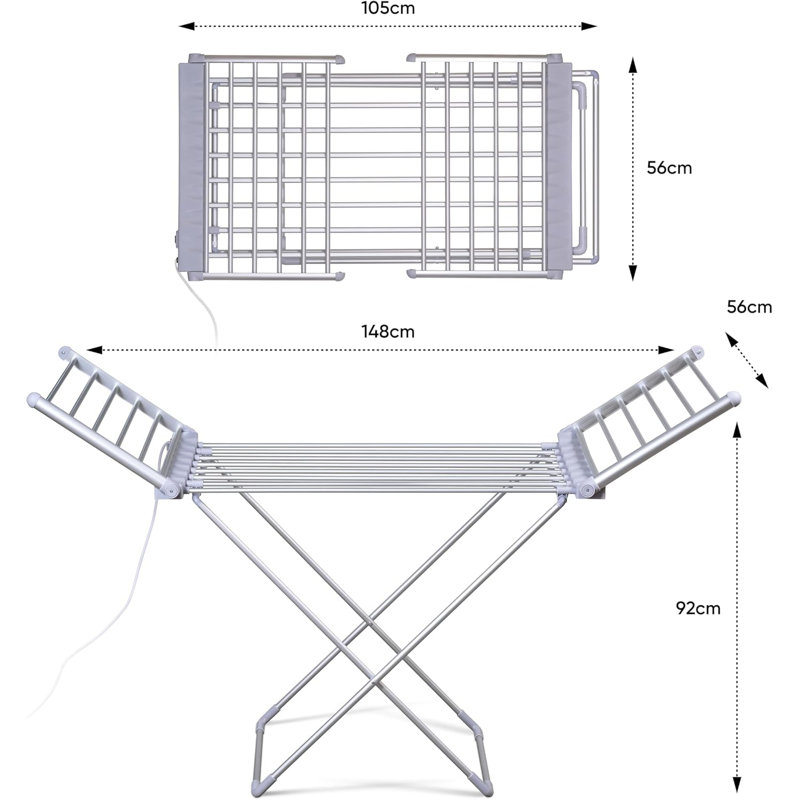 Aluminium Freestanding Drying Rack