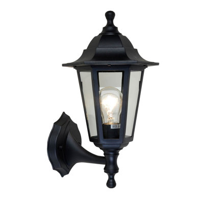 Sukriye Black Outdoor Wall Lantern