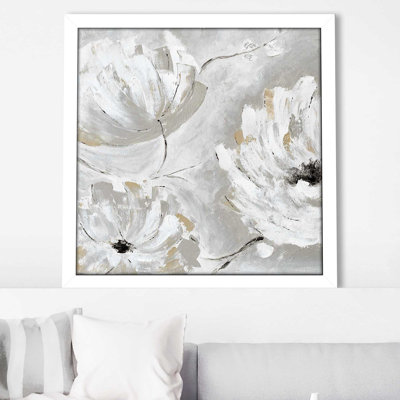 «Silver Sun Garden I» par Katrina Craven - Peinture
