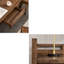 Grand bureau en bois massif de style chinois