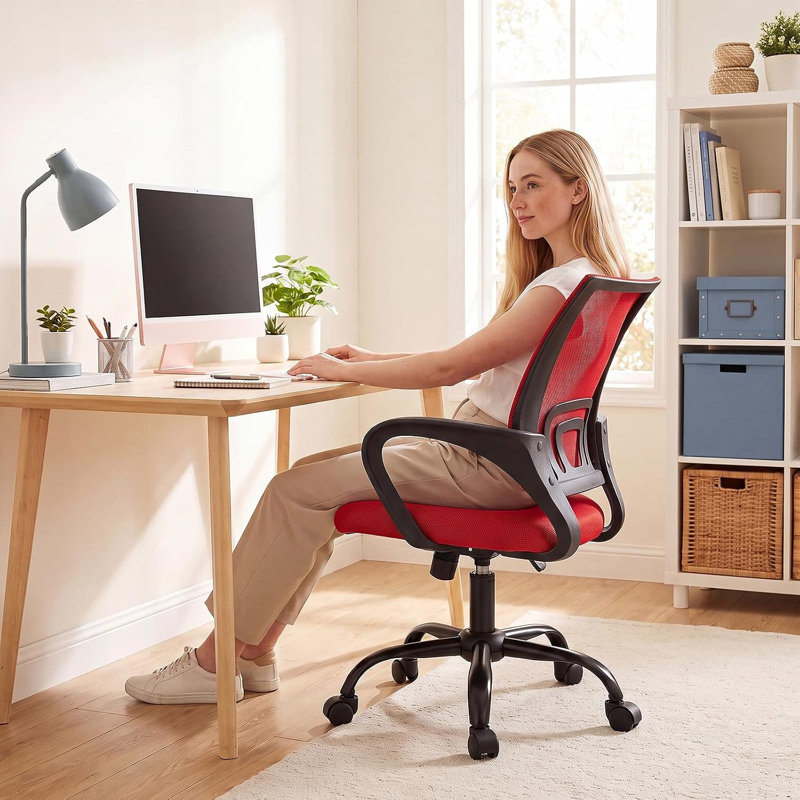 Chaise de bureau Mahaasvin, Rouge