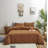 Solid Color Comforter Dark Color 3 PCs Bedding Set Deep Color Bed Comforter Set-115667184-115667180