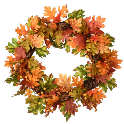 Couronne à feuilles de chêne 24 po