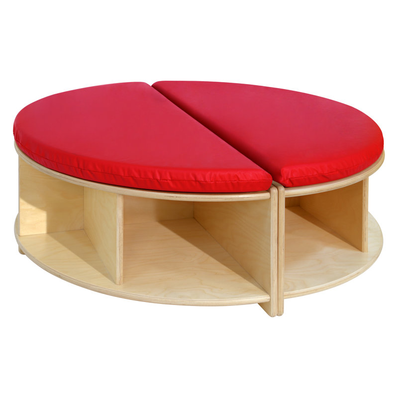 Read-A-Round Circle Bench, Red