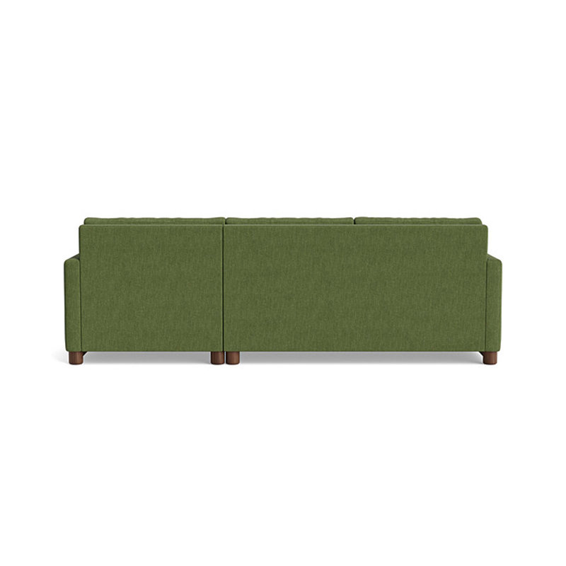 Reve Sofa with Chaise (with Storage), Chaise On Right, Performance Weave - Basil