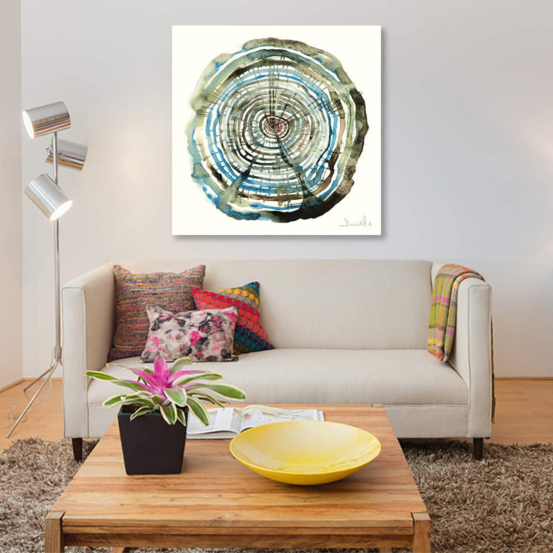 «Water Oak» par Dan Hobday - reproduction imprimée, H 12 po x l 12 po x P 0,75 po