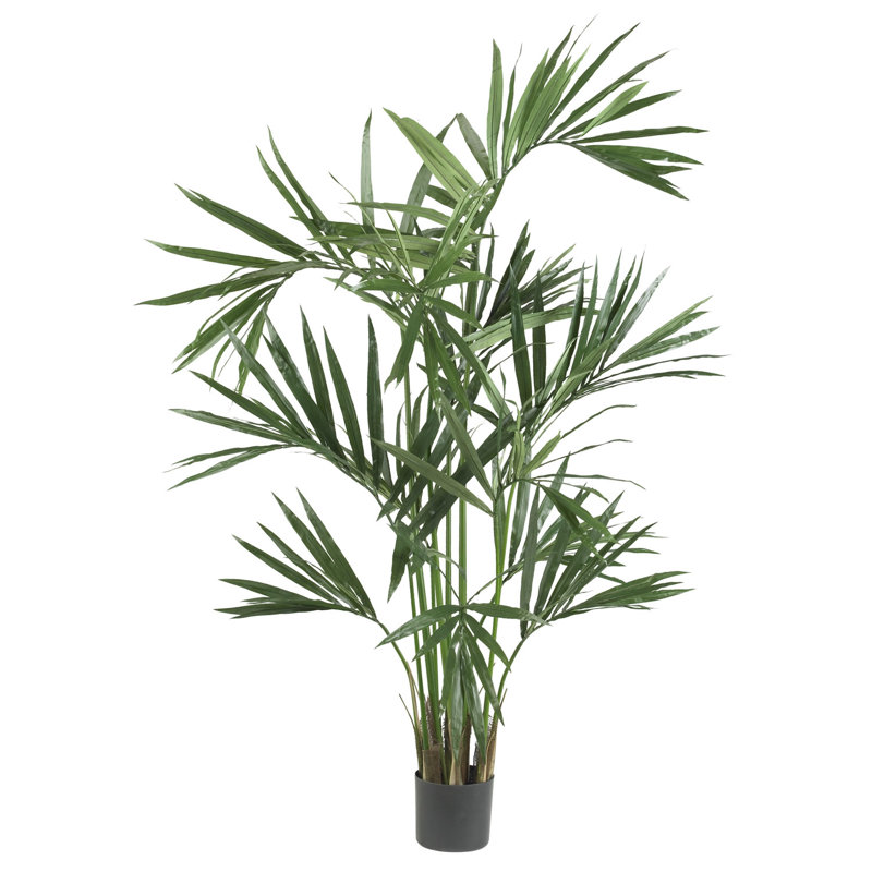 Artificial Palm Tree in Pot, 72"H x 42"W x 42"D/218 Leaves