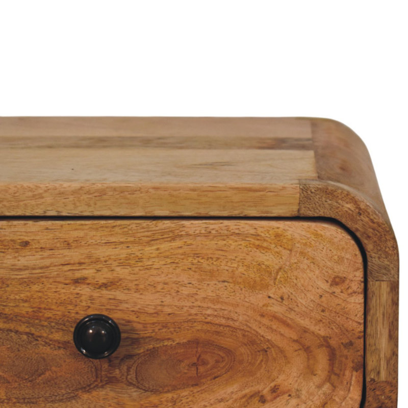 Nightstand 30cm W Solid Wood Bedside Table