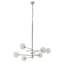Lustre linéaire moderne Spoutnik à 6 lumières Chamblee-868733646