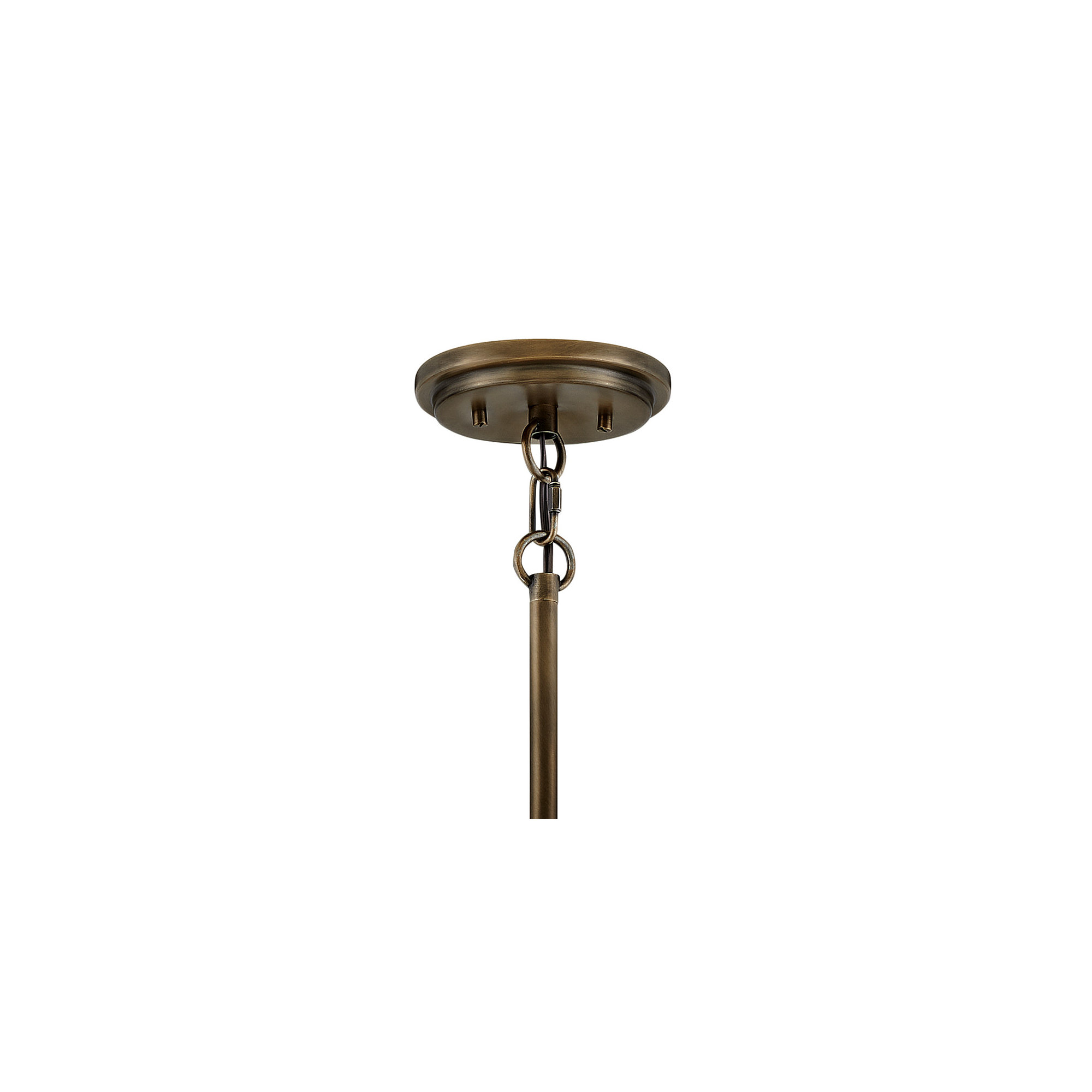 Outdoor Metal Pendant, Burnished Bronze