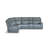 Titus 5 Seat Sectional With Console-118609411