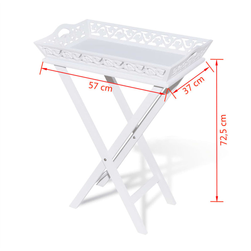Milbourn Cross Legs End Table