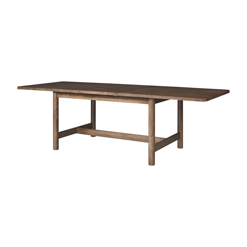 Cohle 80" Butterfly Leaf Dining Table, Dark Walnut