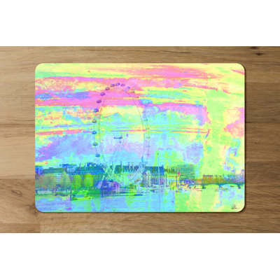Pawlonka Polyester-Coated Hardboard No Pattern Rectangle Placemat