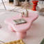 Table basse de 47 pouces en forme de nuage, table basse basse avec 3 pieds sphériques pour le salon, rose-130549966-130549973-130549974