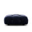 Bulle de velours bleu minuit, structure en bois pourri, mousse à 3 couches, pieds solides teints en noir, feu, poids de 32 lb, hauteur de l'emballage de 16 po avec revêtement, cadre, rembourrage en mousse, mousqueton en acier inoxydable