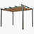 Aluminum Pergola with Canopy-101487246