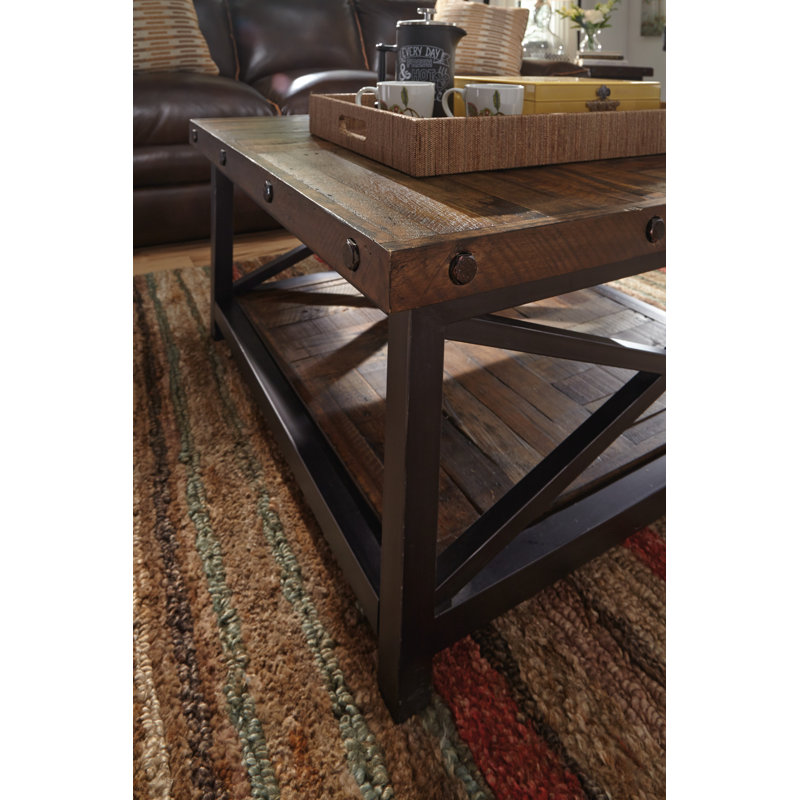 Table basse Keppler Carpenter, Brun rustique