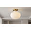 Plafonnier semi-encastré 1 lumière 12 po Collina-66203356