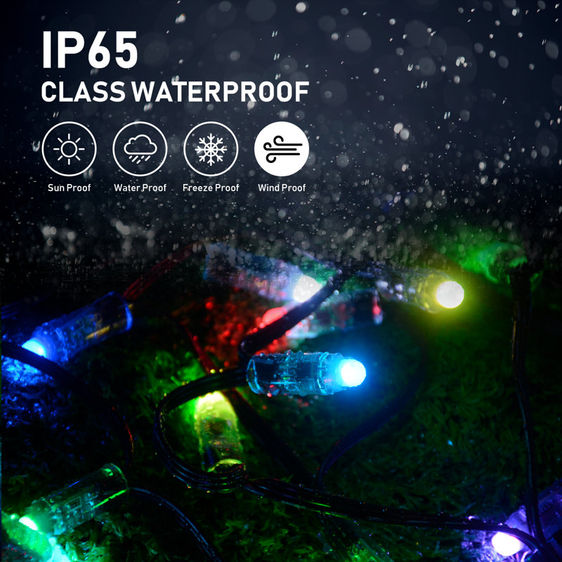 Ener-J Smart Magic RGB LED Fairy Lights 5m 50 LED WiFi BLE with UK Plug and Remote