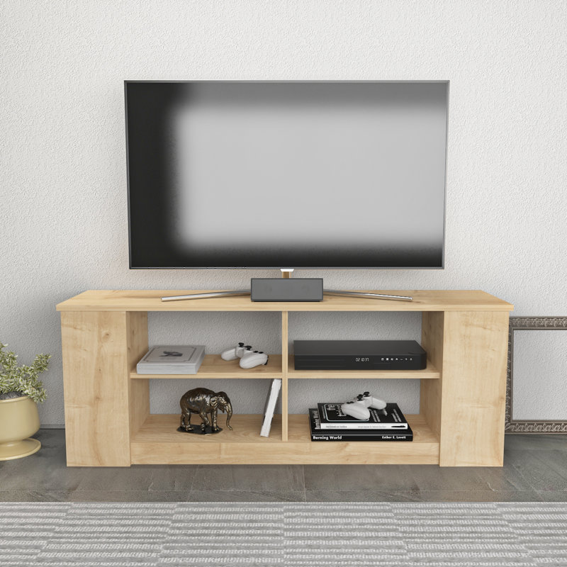 Moon TV Stand for TVs up to 65", Sapphire Oak