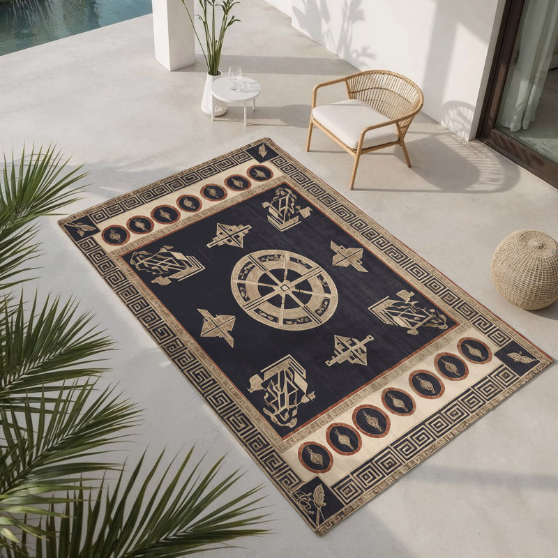 Corinthian Coil Indoor And Outdoor Area Rug, Rectangle 3' x 5'