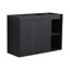 Meuble-lavabo mural 28 po avec lavabo en céramique et porte à fermeture en douceur, emballage KD-896668254-896668255