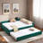 Upholstered Daybed With Trundle And Usb-1576812902