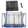 Machrus Upper Bounce Trampoline Enclosure Net, Fits 16' Round Frame, Using 6 Poles (or 3 Arches)