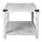 Talmon 2-Tier Coffee Table with Metal Side Braces and Corner Caps-638147243