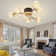 Iftikar 33“ Ceiling Fan with 6 lights