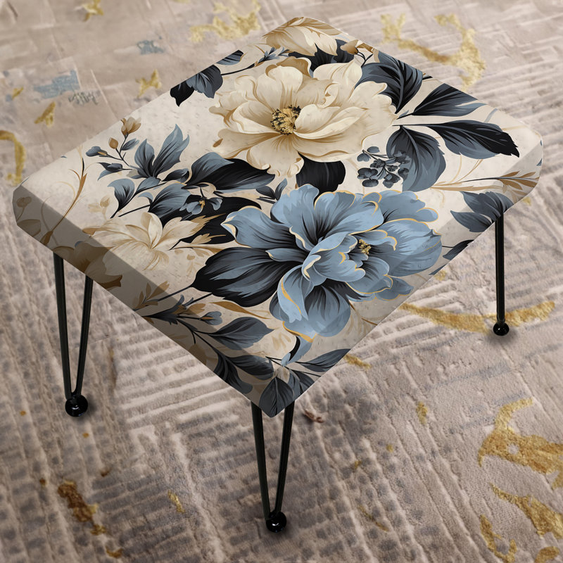 Urban Victorian Chic Victorian Motif VI - Repose-pieds rectangulaire floral