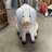 Comic Pig Sitting Life Size Statue