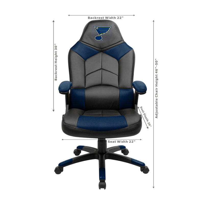 Fauteuil de bureau surdimensionné NHL, Blues de St. Louis