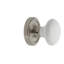 Classic Rosette with White Porcelain Door Knob-934348080