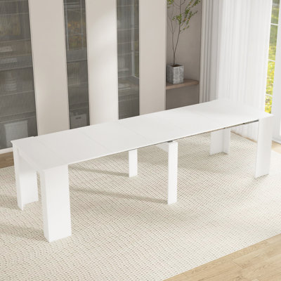 118" W Extendable Multifunctional Dinging Table