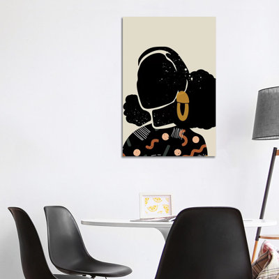 Black Hair IV - impression d'art graphique