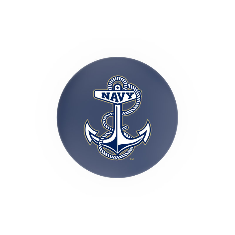 Logo Series Stool, US Naval Academy, Bar Stool 30” Seat Height