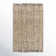Rectangle Linden Solid Color Handmade Flatweave Medium Gray Area Rug