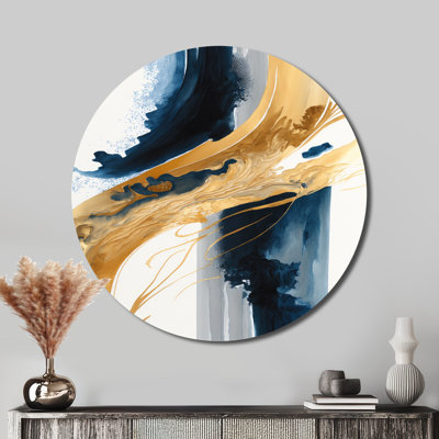 Barrymore - Abstract Round Metal Art