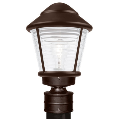 Tête de lanterne en verre givré 1 lumière Donnie