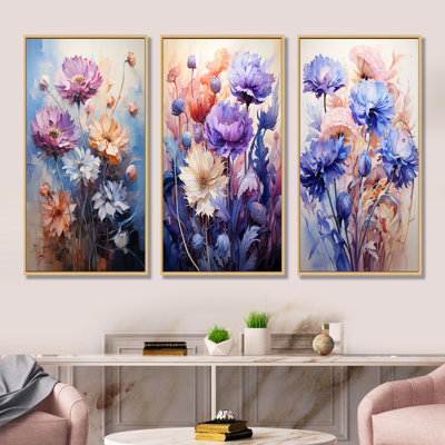 Cornflowers Purple Tones Expression