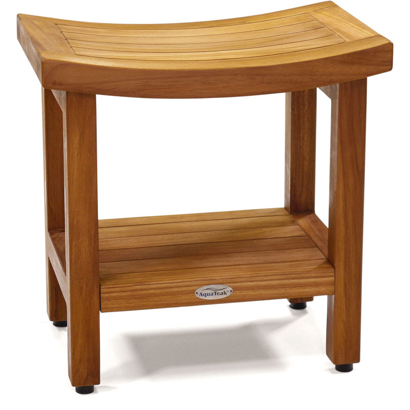 Sumba Shower Seat, 18" H x 18" W x 12" D